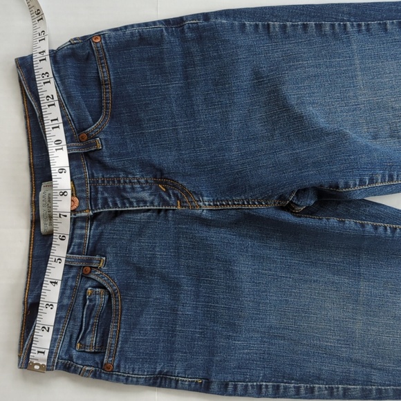 Levi's Perfectly Slimming 512 Studded Straight Jeans 8M Blue - Picture 14 of 16